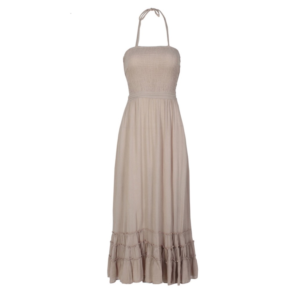 Bohemian Halter Backless Extratropical Maxi Dress - Picture 8 of 8